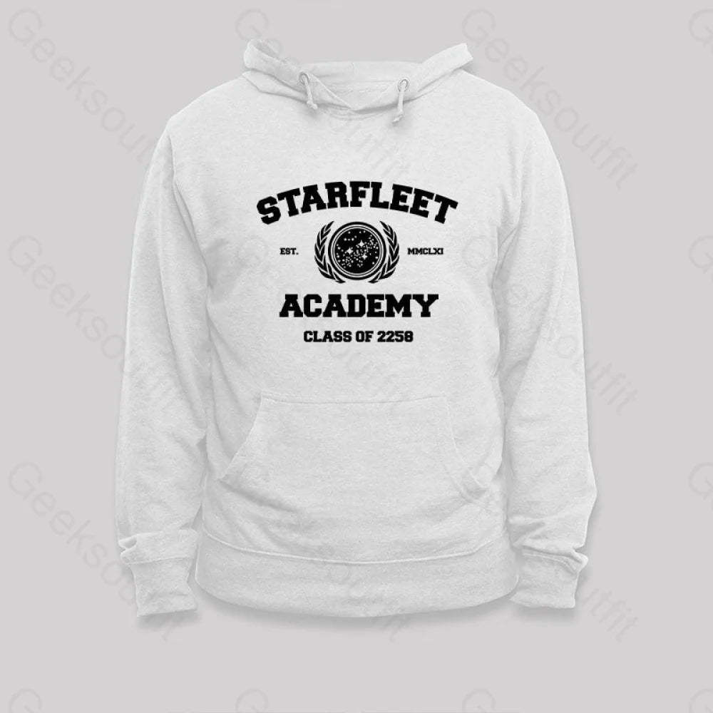 Starfleet Acadmey Class Of 2258 White Hoodie / S