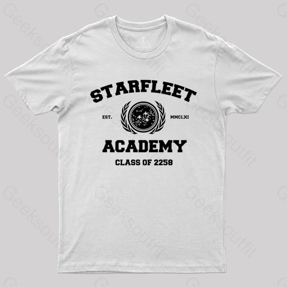 Starfleet Acadmey Class Of 2258 White T-Shirt / S