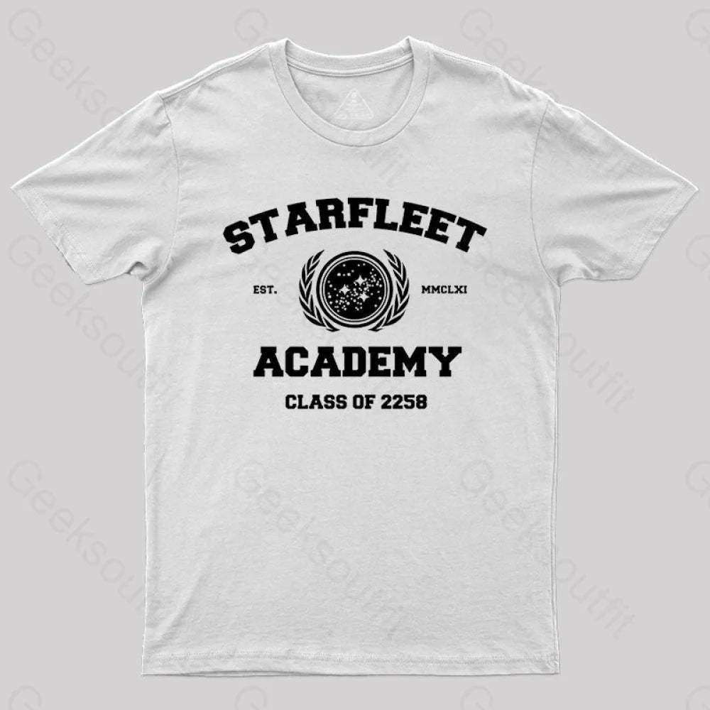 Starfleet Acadmey Class Of 2258 White T-Shirt / S