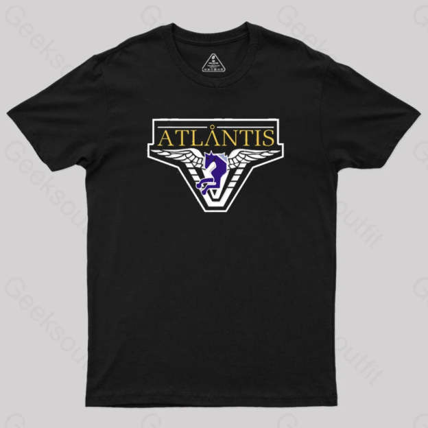 Stargate Atlantis T-Shirt Black / S