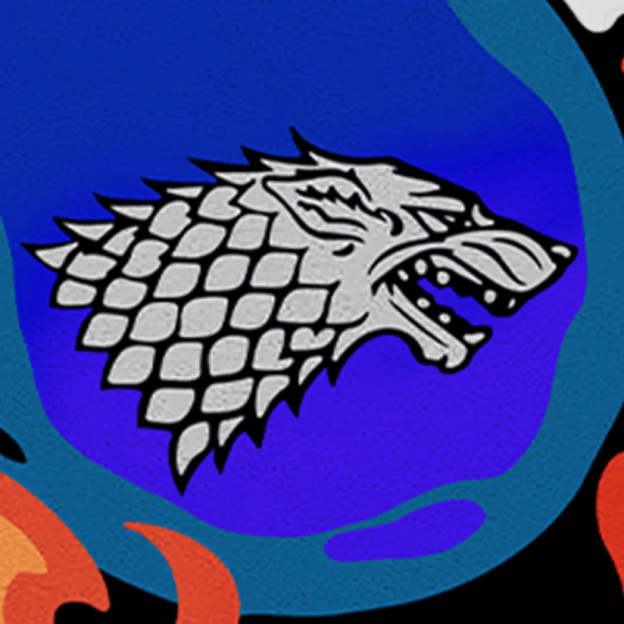 Stark And Targaryen Funny Diatom Rug