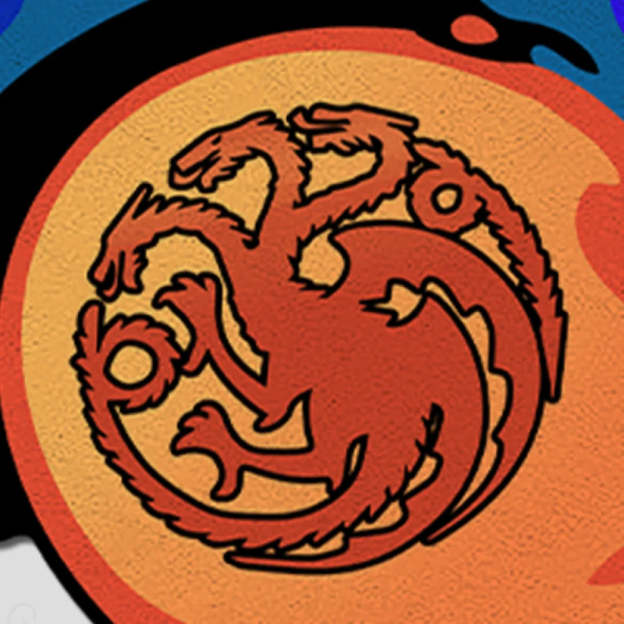 Stark And Targaryen Funny Diatom Rug