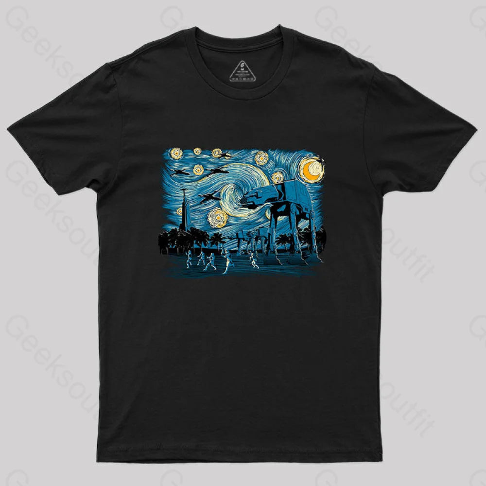 Starry Scarif T-Shirt Black / S
