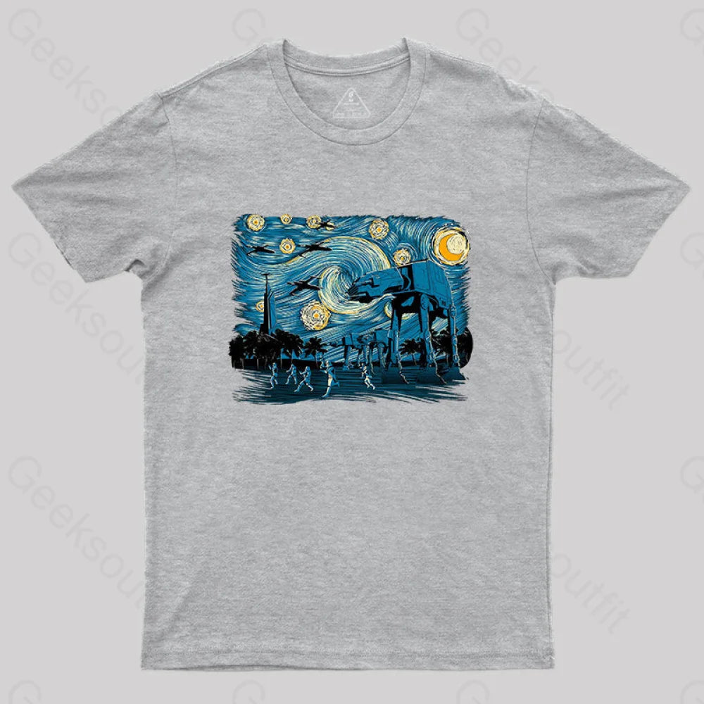 Starry Scarif T-Shirt Grey / S