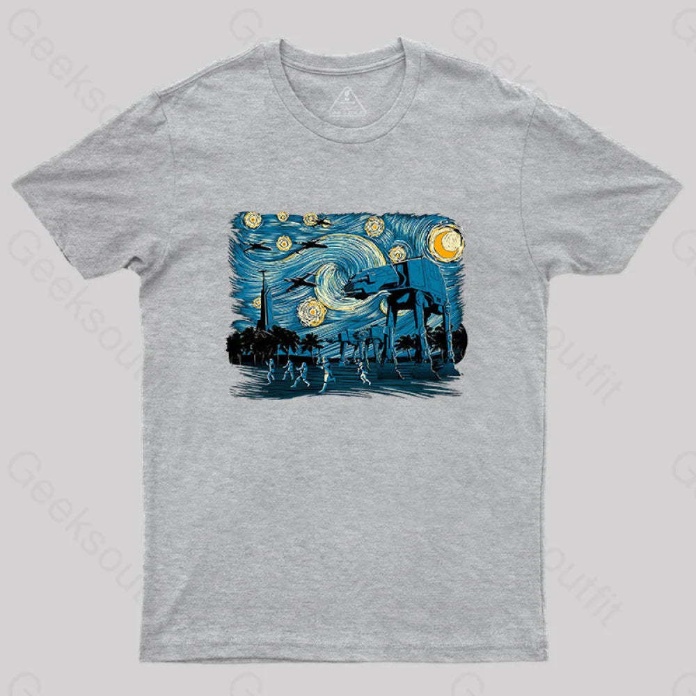 Starry Scarif T-Shirt Grey / S