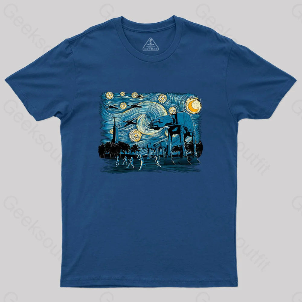 Starry Scarif T-Shirt Navy / S