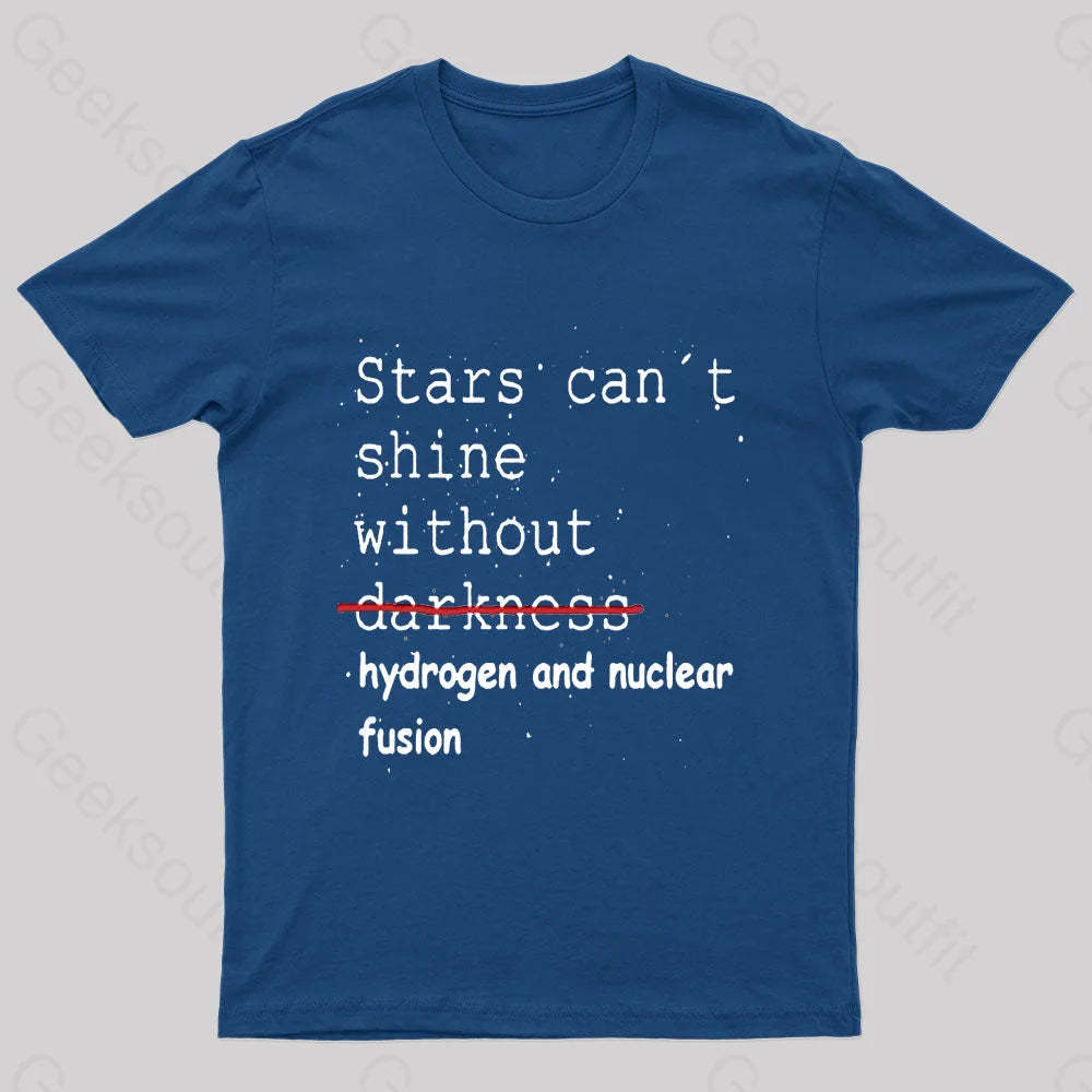 Stars Can’t Shine Nerd T-Shirt Navy / S