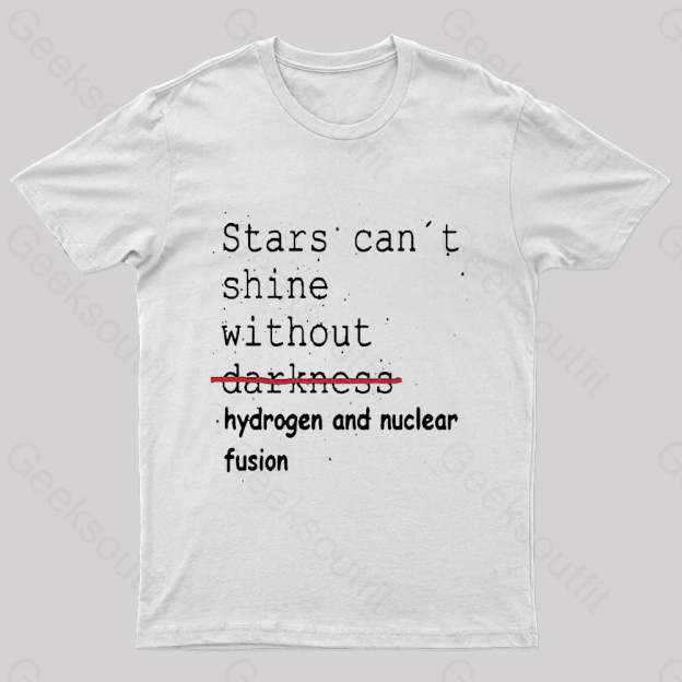 Stars Can’t Shine Nerd T-Shirt White / S