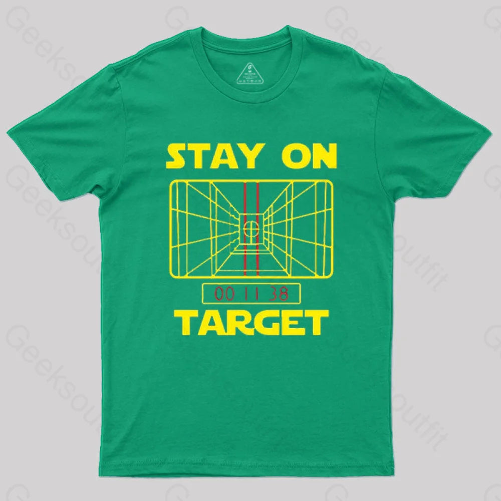 Stay On Target T-Shirt Green / S