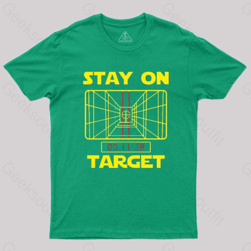 Stay On Target T-Shirt Green / S