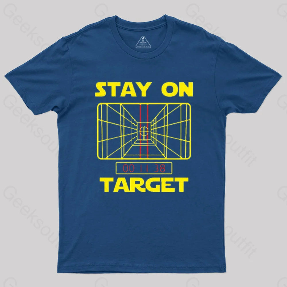Stay On Target T-Shirt Navy / S