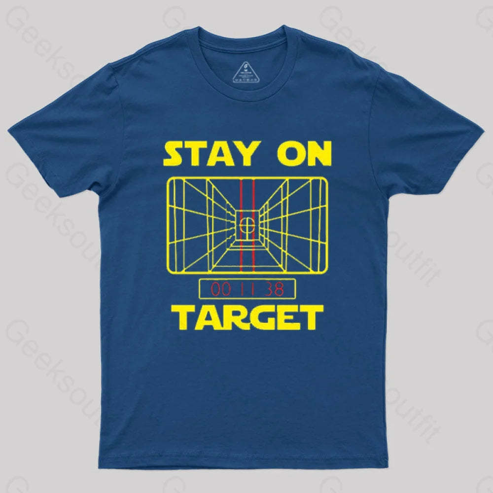 Stay On Target T-Shirt Navy / S