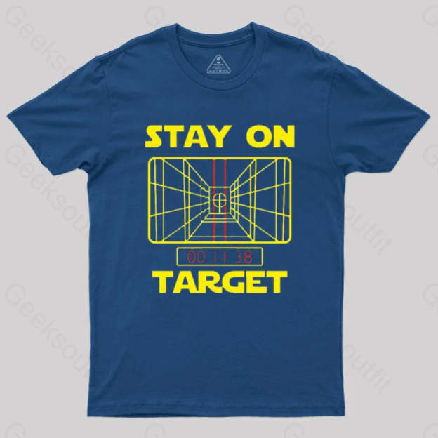 Stay On Target T-Shirt Navy / S