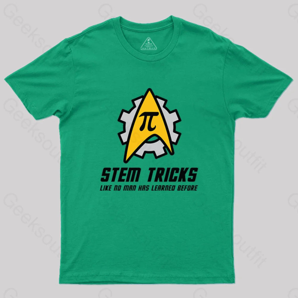 Stem Tricks T-Shirt Green / S