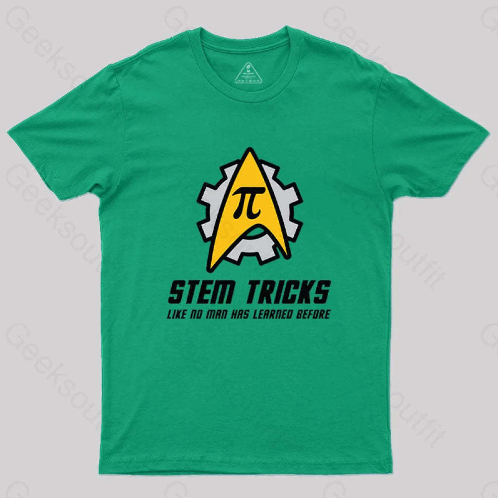 Stem Tricks T-Shirt Green / S