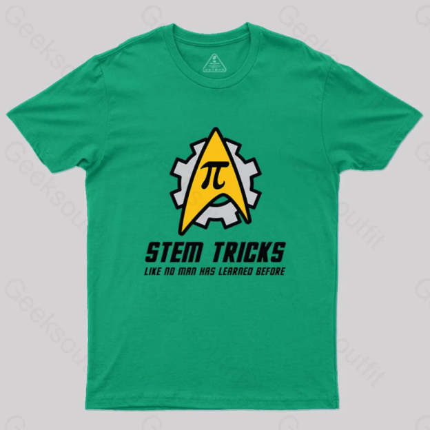Stem Tricks T-Shirt Green / S