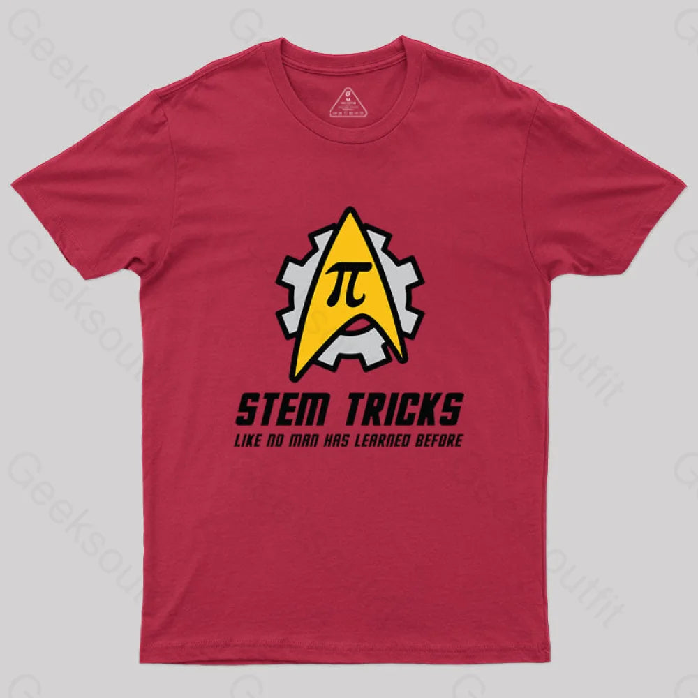 Stem Tricks T-Shirt Red / S
