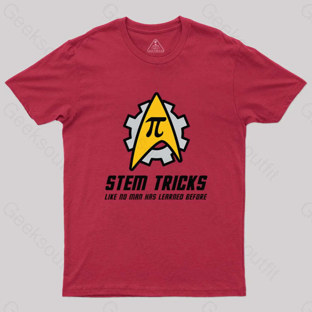 Stem Tricks T-Shirt Red / S