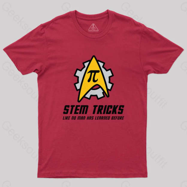 Stem Tricks T-Shirt Red / S