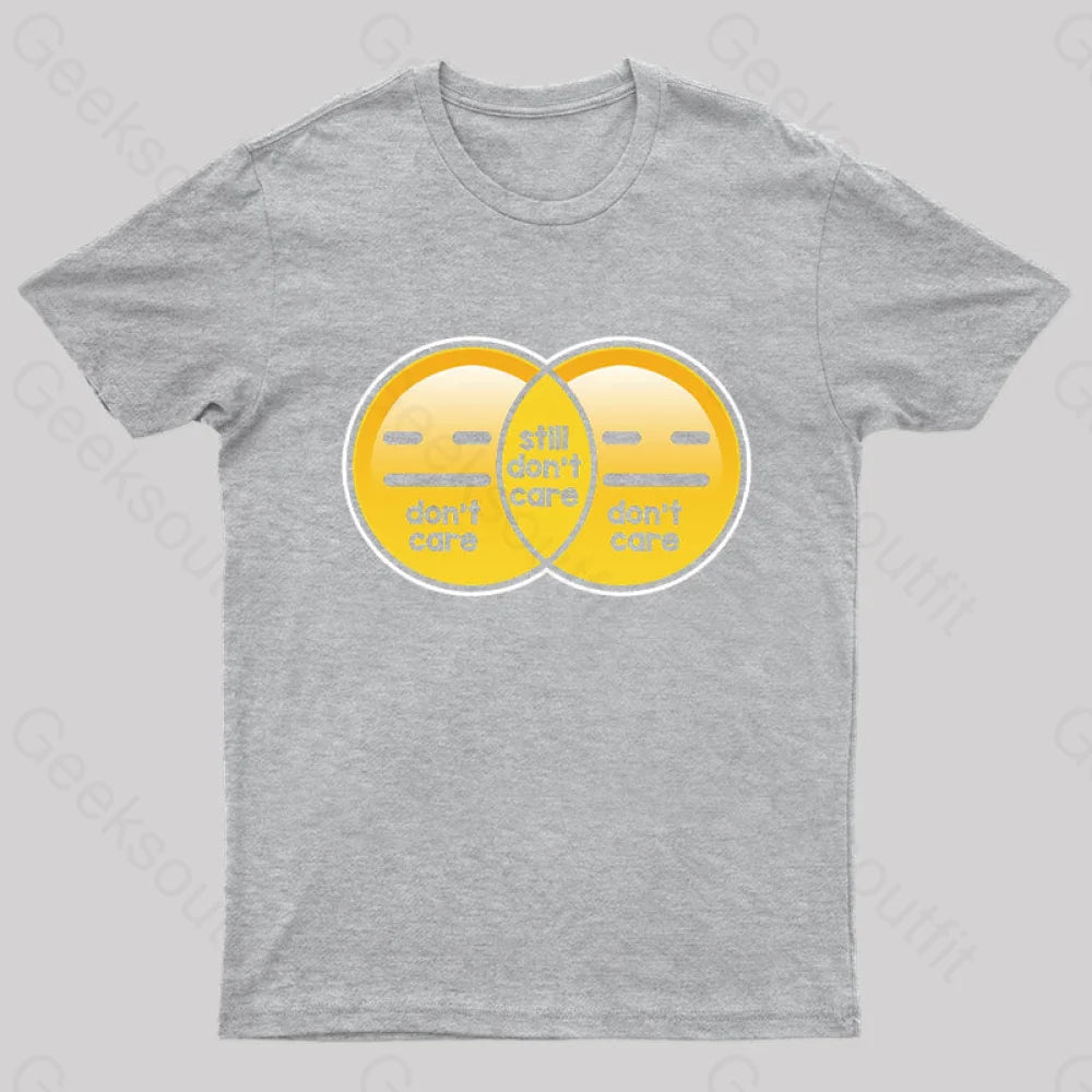 Still Don’t Care Nerd T-Shirt Grey / S