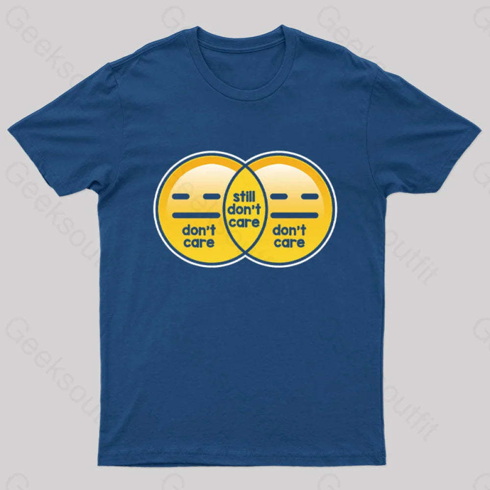 Still Don’t Care Nerd T-Shirt Navy / S