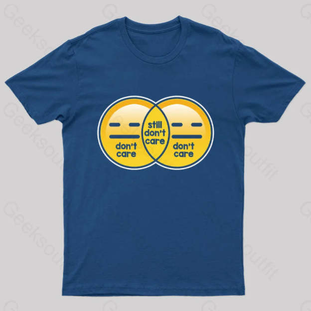 Still Don’t Care Nerd T-Shirt Navy / S