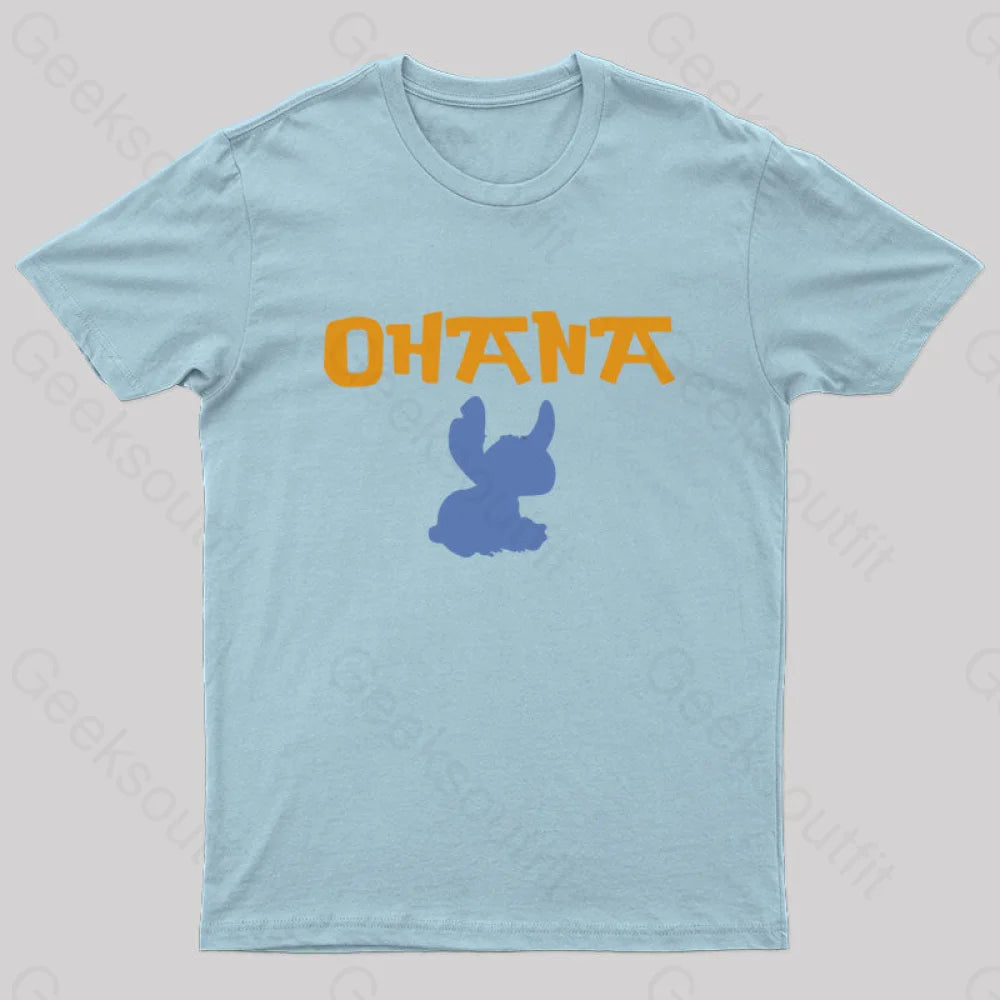 Stitch Nerd T-Shirt Light Blue / S