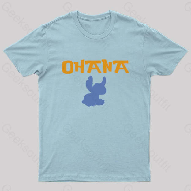 Stitch Nerd T-Shirt Light Blue / S