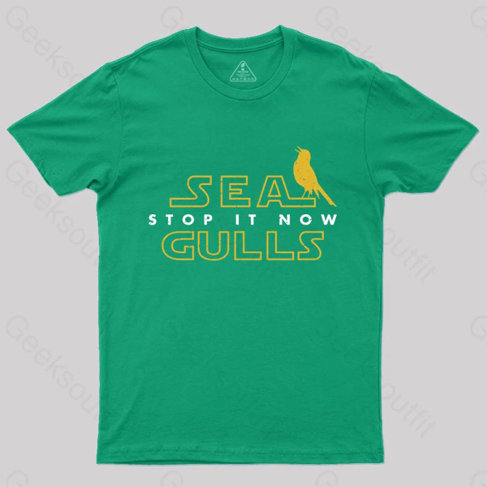 Stop It Now T-Shirt Green / S Yc