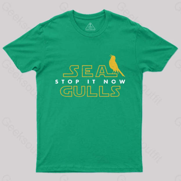 Stop It Now T-Shirt Green / S Yc