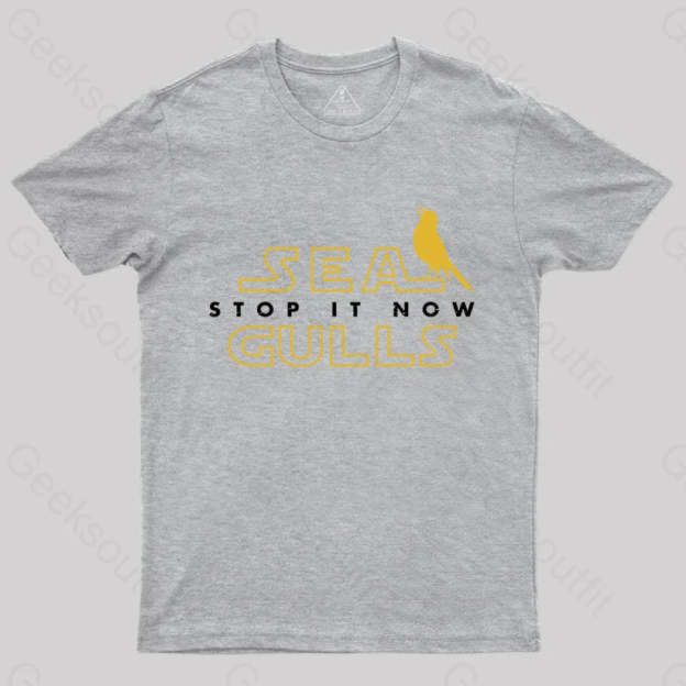 Stop It Now T-Shirt Grey / S Yc