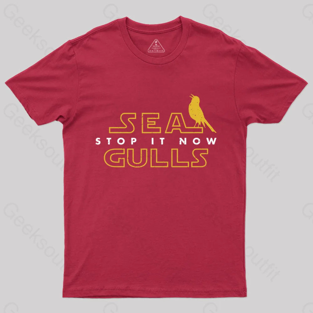 Stop It Now T-Shirt Red / S Yc