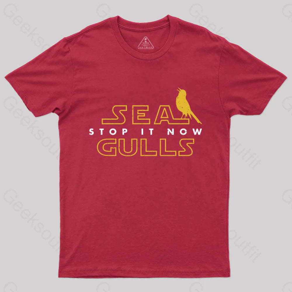 Stop It Now T-Shirt Red / S Yc