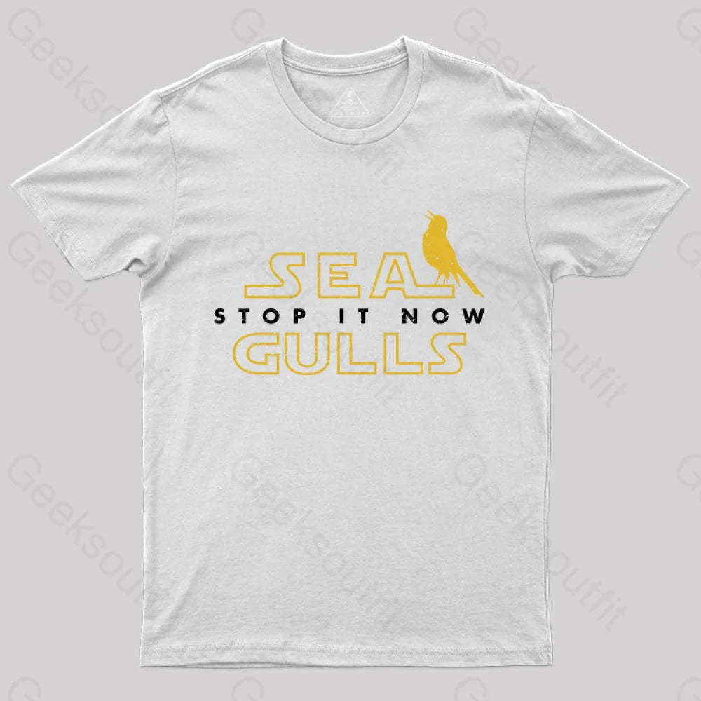 Stop It Now T-Shirt White / S Yc