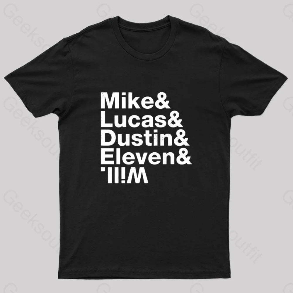 Stranger Kids Geek T-Shirt Black / S