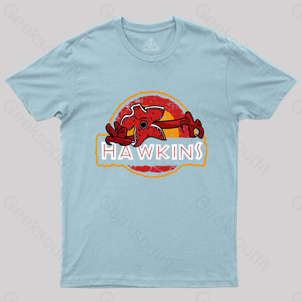 Stranger Things T-Shirt Light Blue / S Yc
