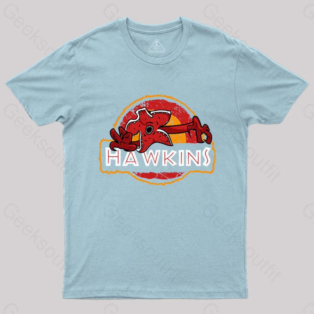 Stranger Things T-Shirt Light Blue / S Yc