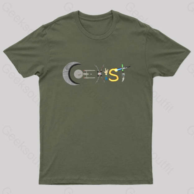 Stream Of Conscious T-Shirt Army Green / S