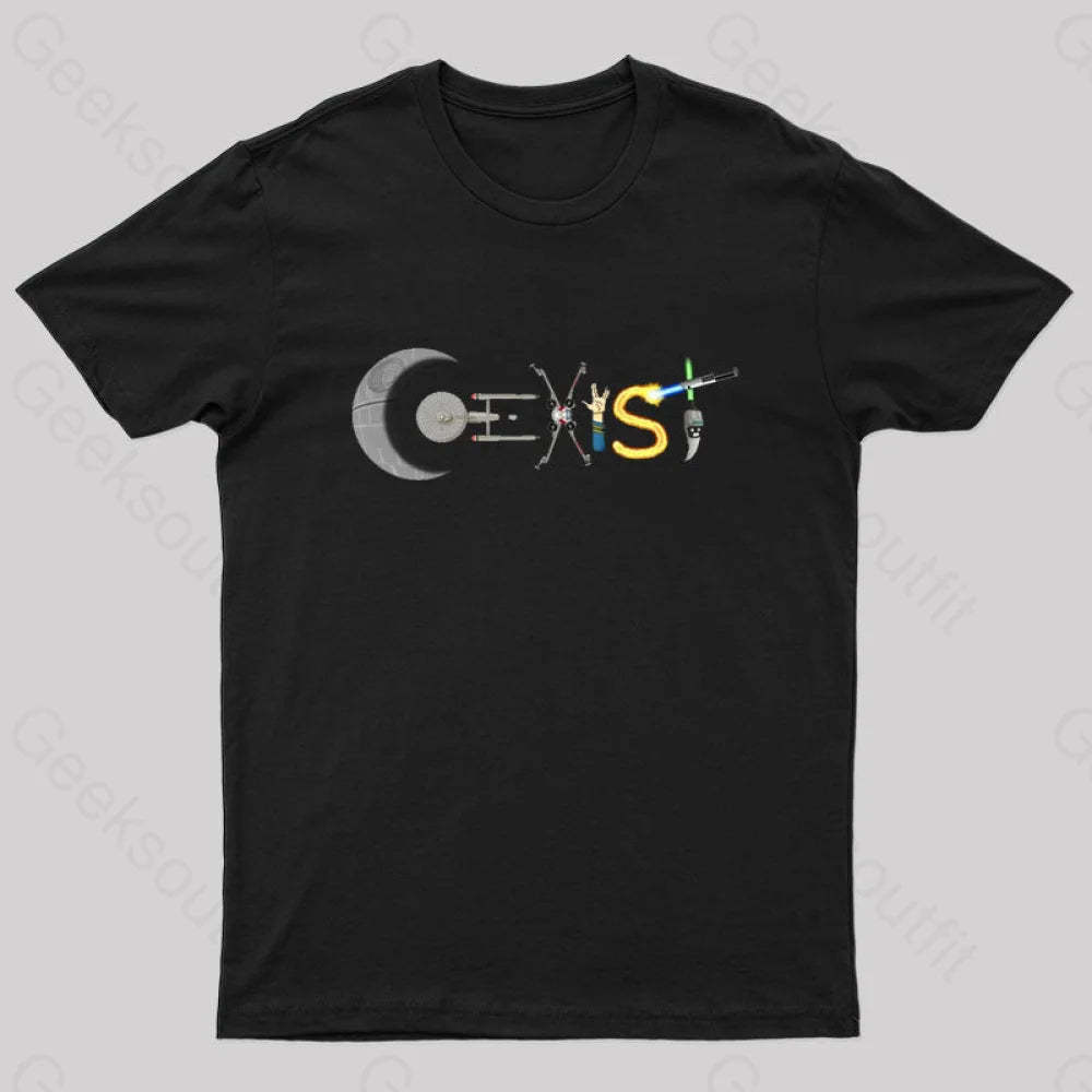 Stream Of Conscious T-Shirt Black / S
