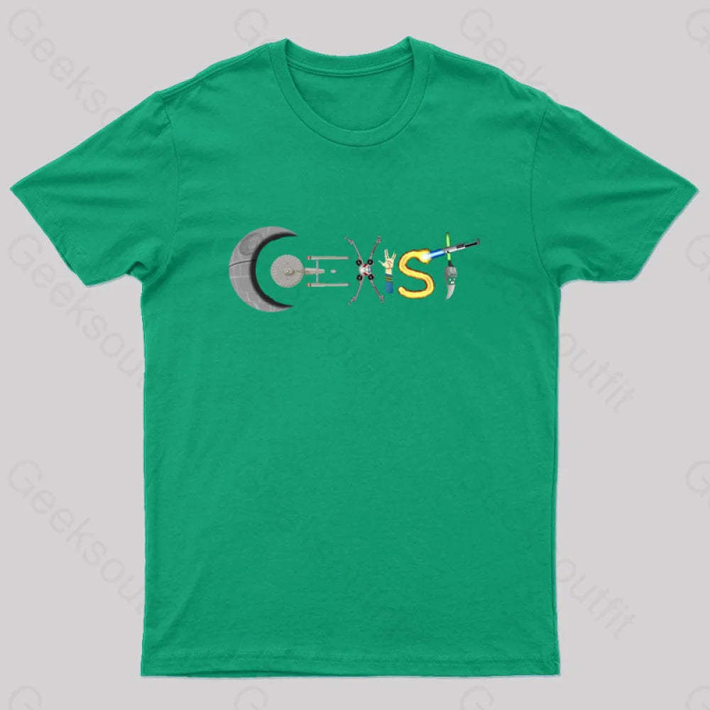 Stream Of Conscious T-Shirt Green / S