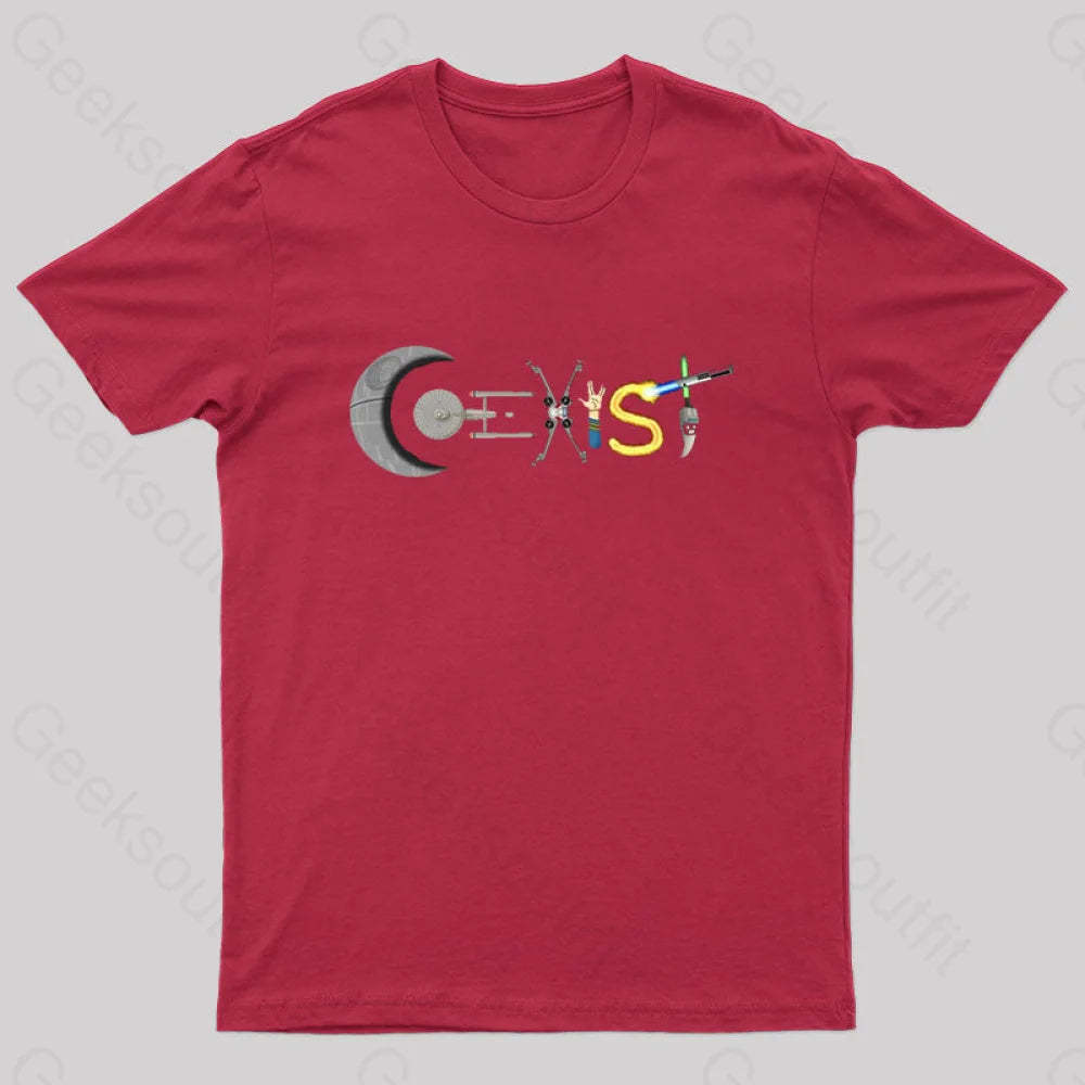 Stream Of Conscious T-Shirt Red / S