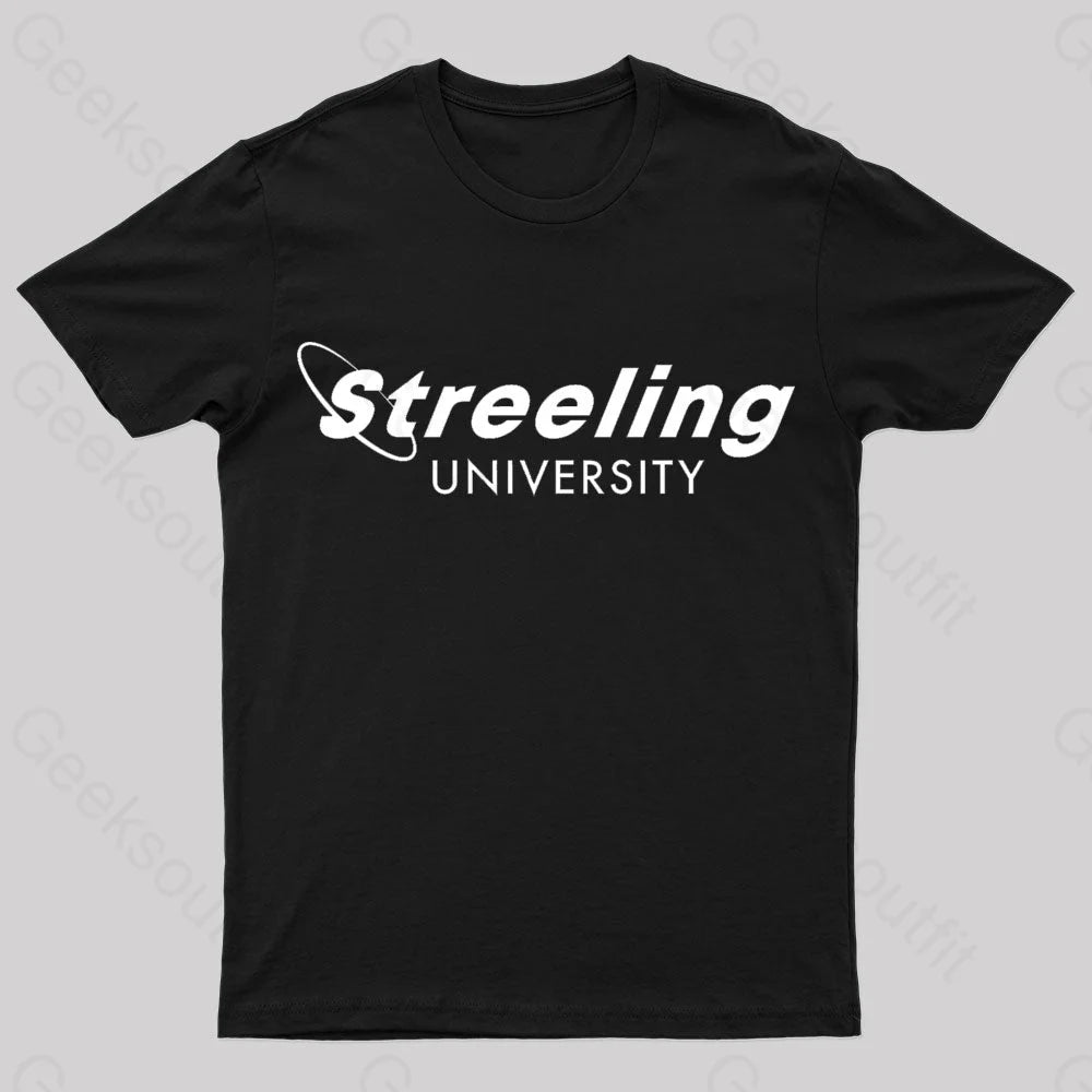 Streeling University Nerd T-Shirt Black / S