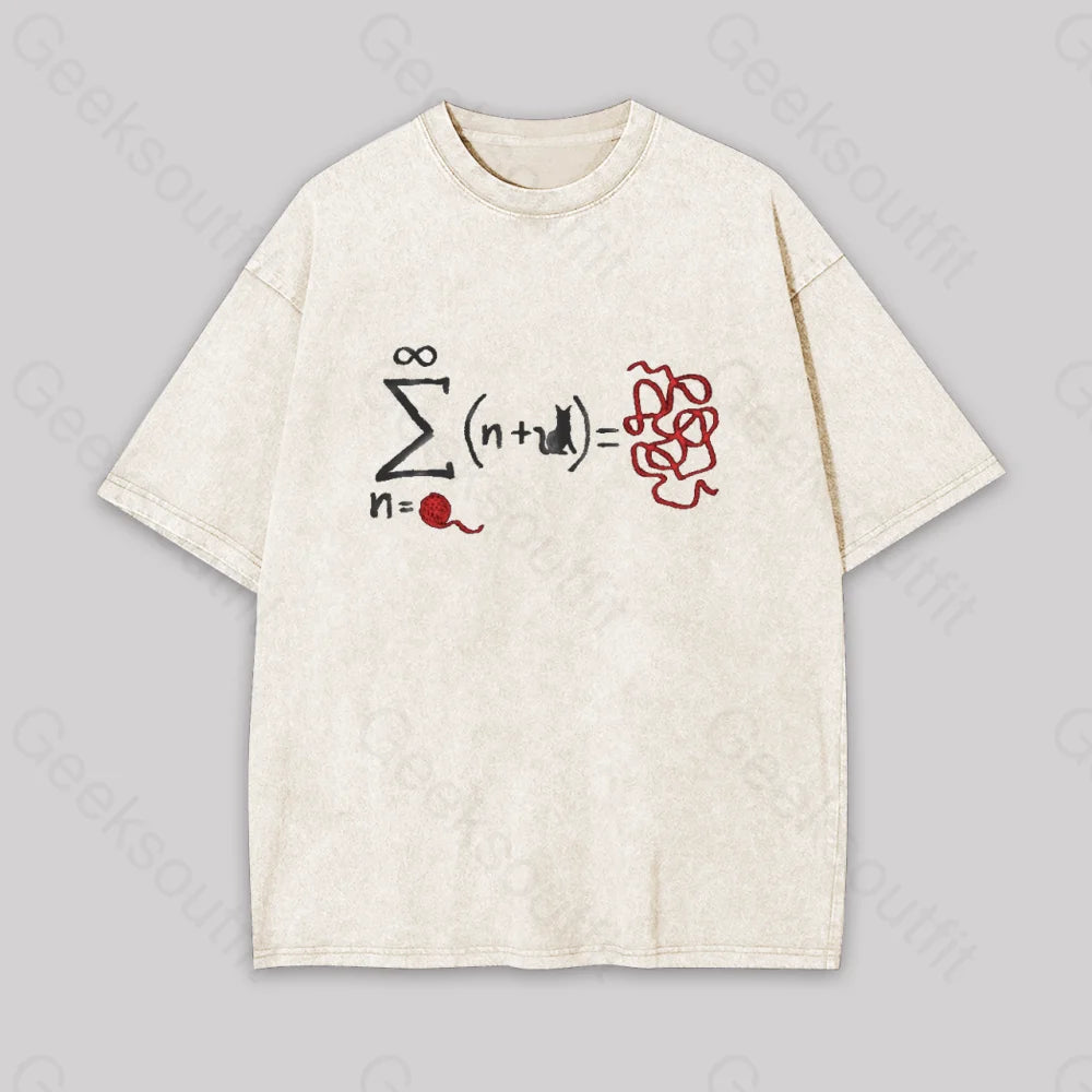 String Theory Geek Washed T-Shirt Apricot / S