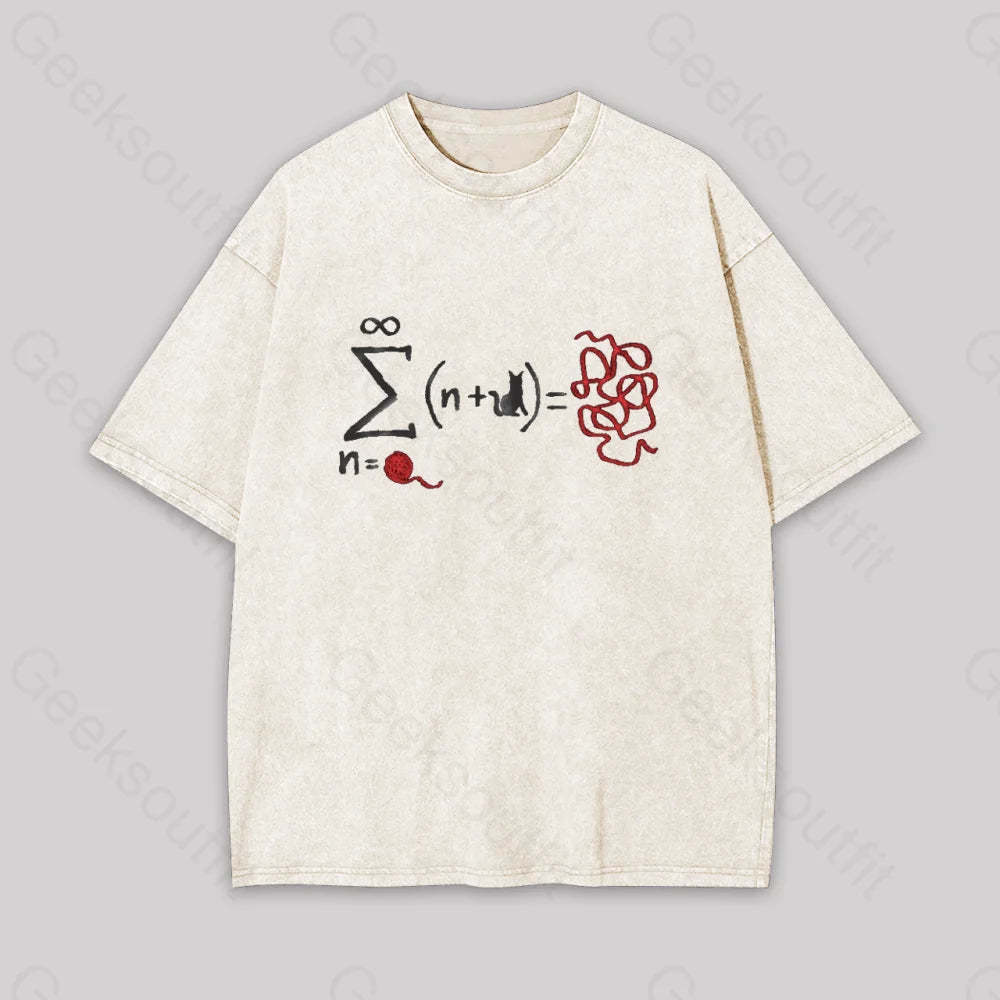 String Theory Geek Washed T-Shirt Apricot / S