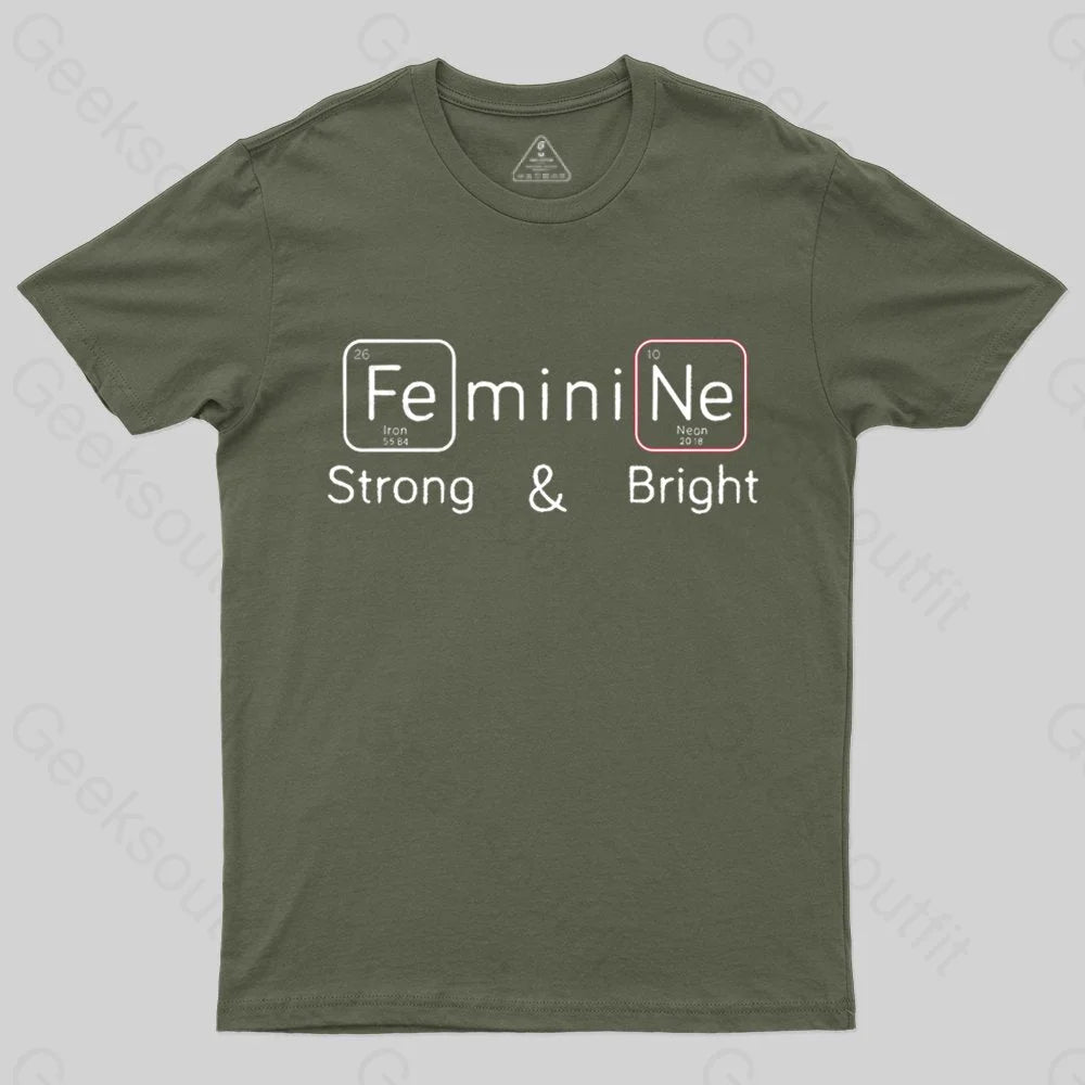 Strong and Bright T-shirt - Geeksoutfit