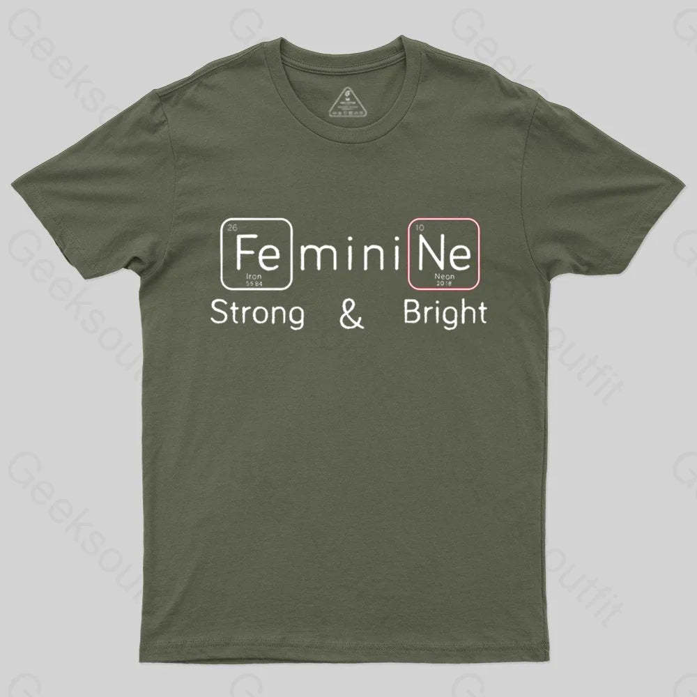 Strong and Bright T-shirt - Geeksoutfit
