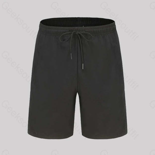 Summer Breathable Basic Quick-Drying Geek Shorts Black / M
