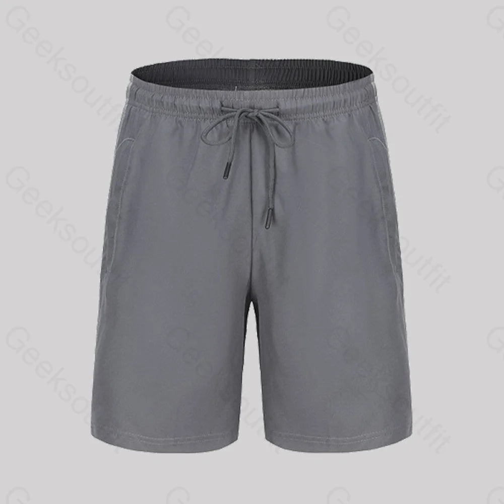 Summer Breathable Basic Quick-Drying Geek Shorts Gray / M