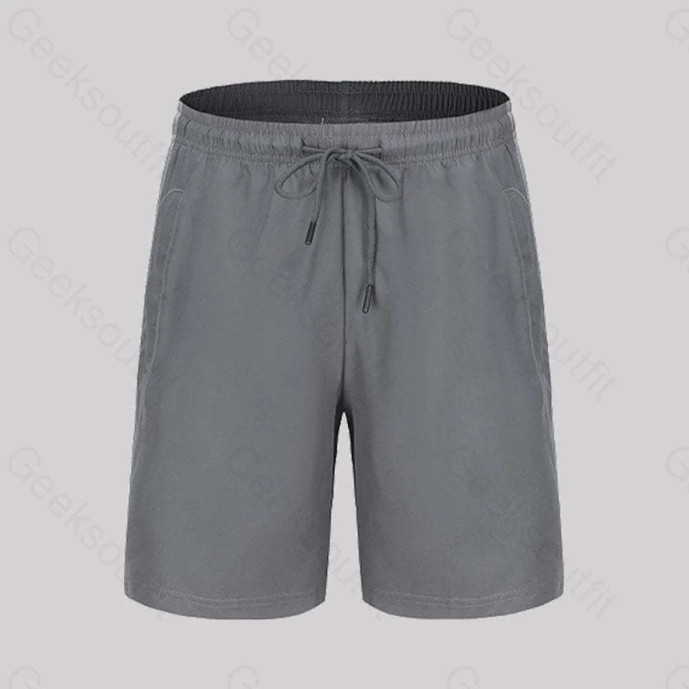 Summer Breathable Basic Quick-Drying Geek Shorts Gray / M