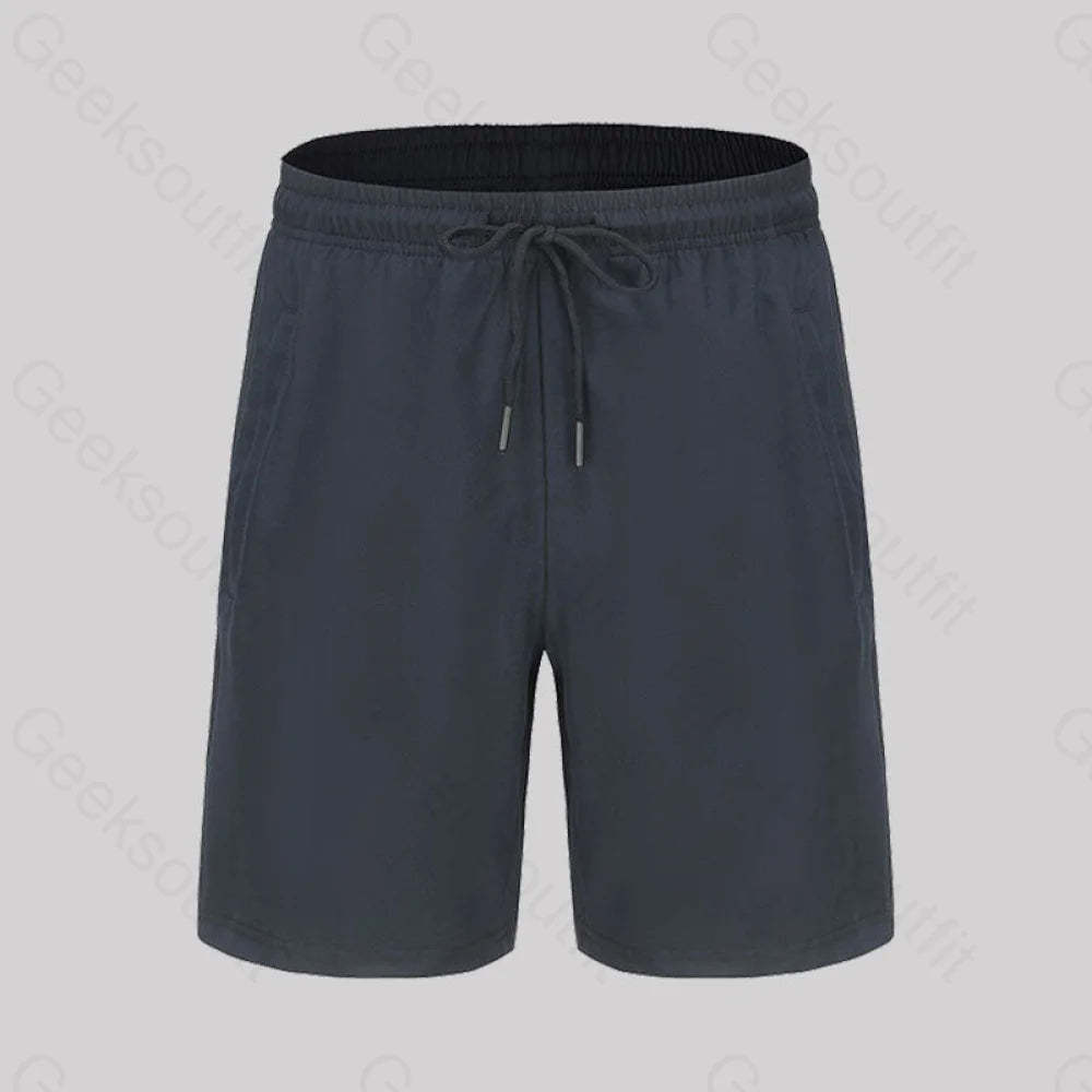 Summer Breathable Basic Quick-Drying Geek Shorts Navy / M